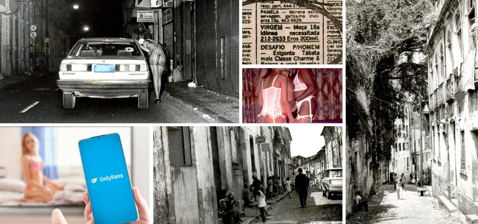 Dos bordéis no Centro Histórico às plataformas digitais, prostituição reflete transformações do desejo e da cidade