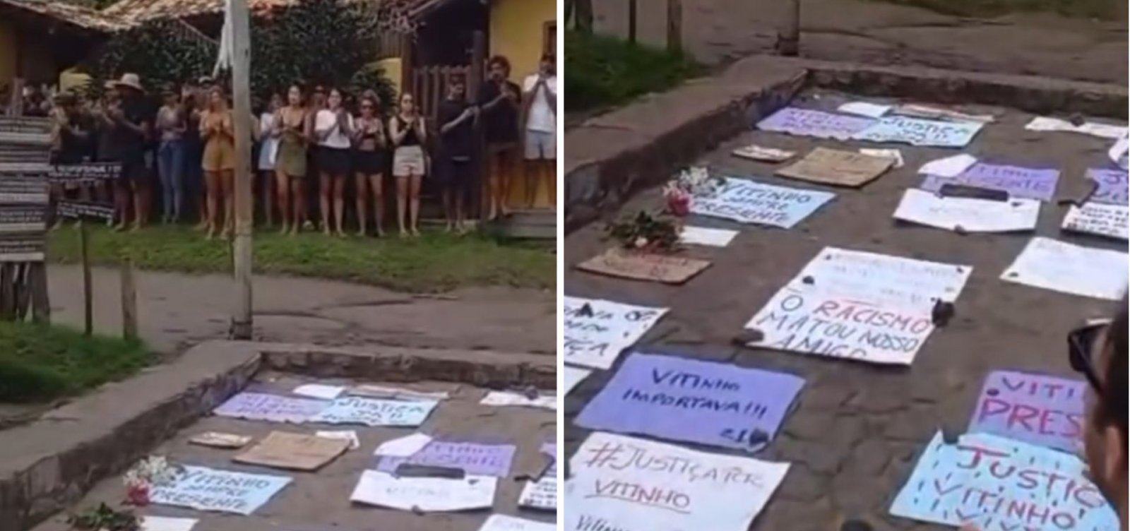 Moradores de Caraíva protestam após morte de guia turístico durante operação policial