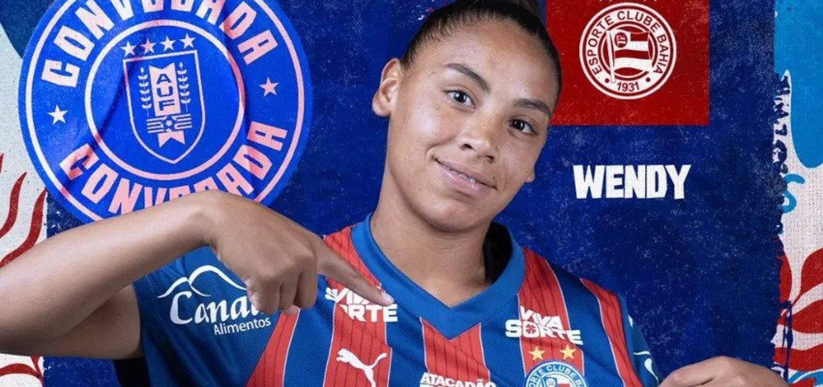 Atacante feminina do Bahia é convocada pela Seleção do Uruguai