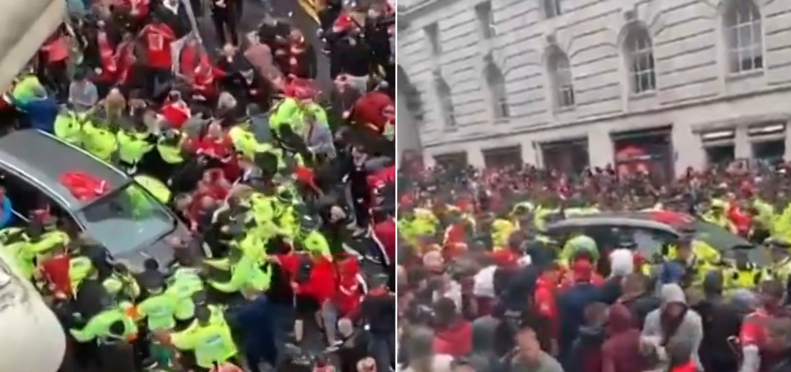 Motorista atropela várias pessoas que comemoravam vitória do Liverpool na Premier League