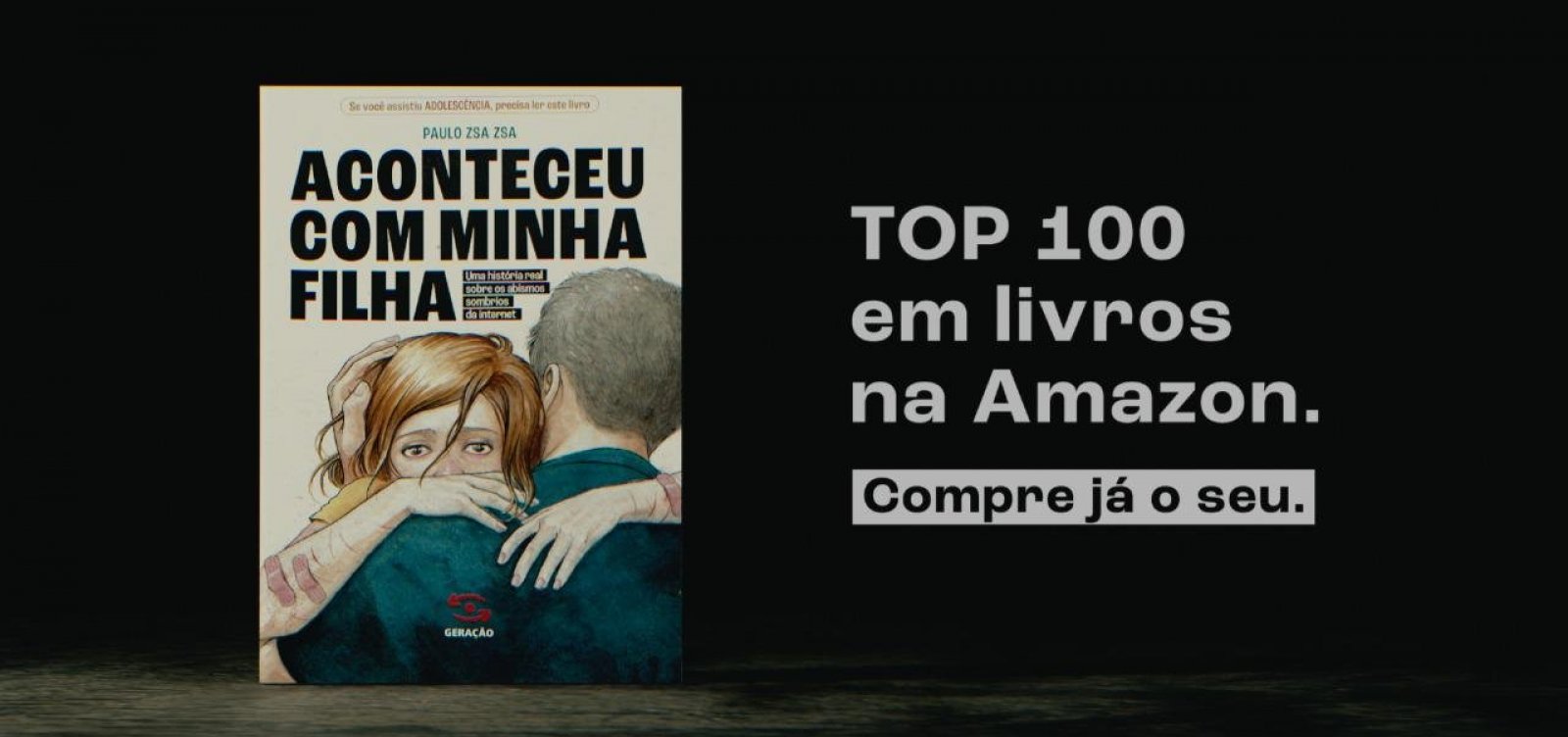 Livro “Aconteceu com Minha Filha” ganha book trailler após lidera listas de mais vendidos