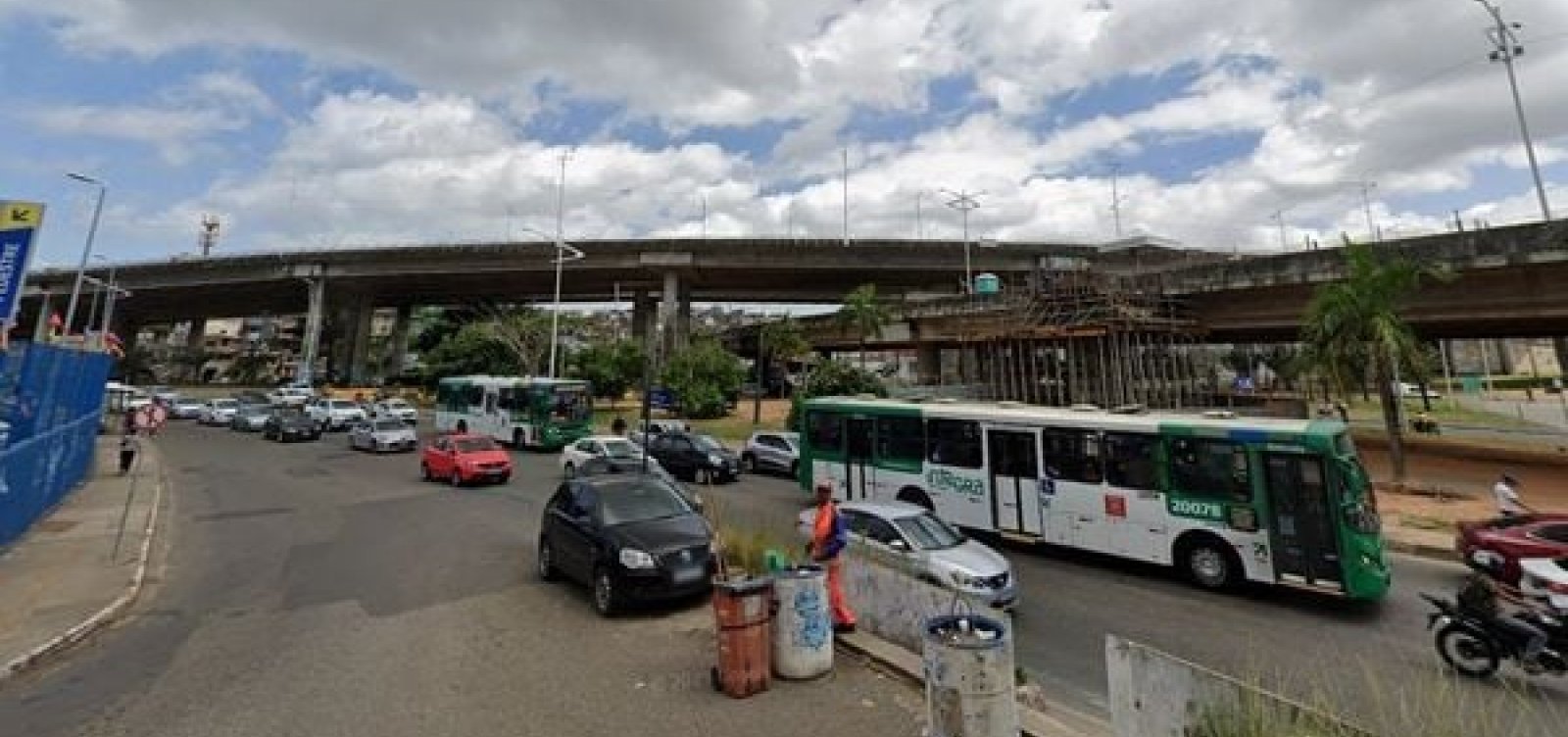 Trânsito na Rótula do Abacaxi será bloqueado durante as madrugadas até domingo (7)