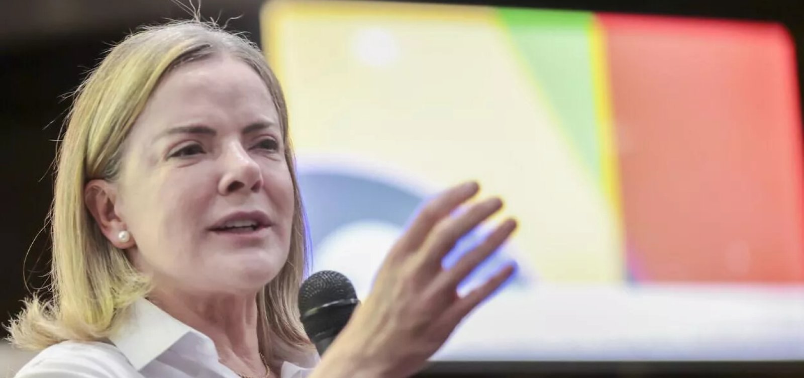 Lugar de Bolsonaro é no banco dos réus, diz Gleisi Hoffmann