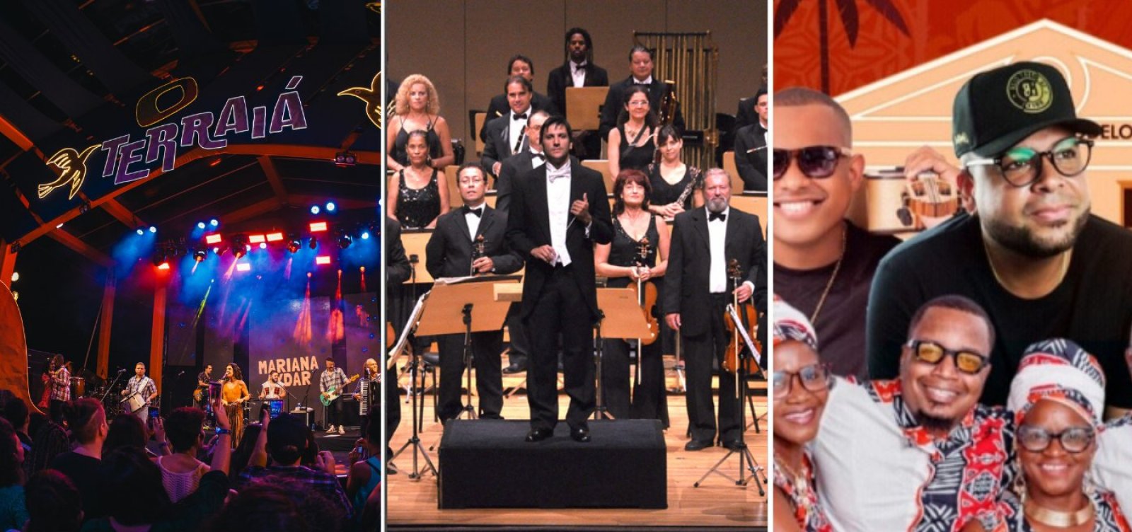Terraiá, OSBA e Samba do Mercado; confira agenda cultural do fim de semana