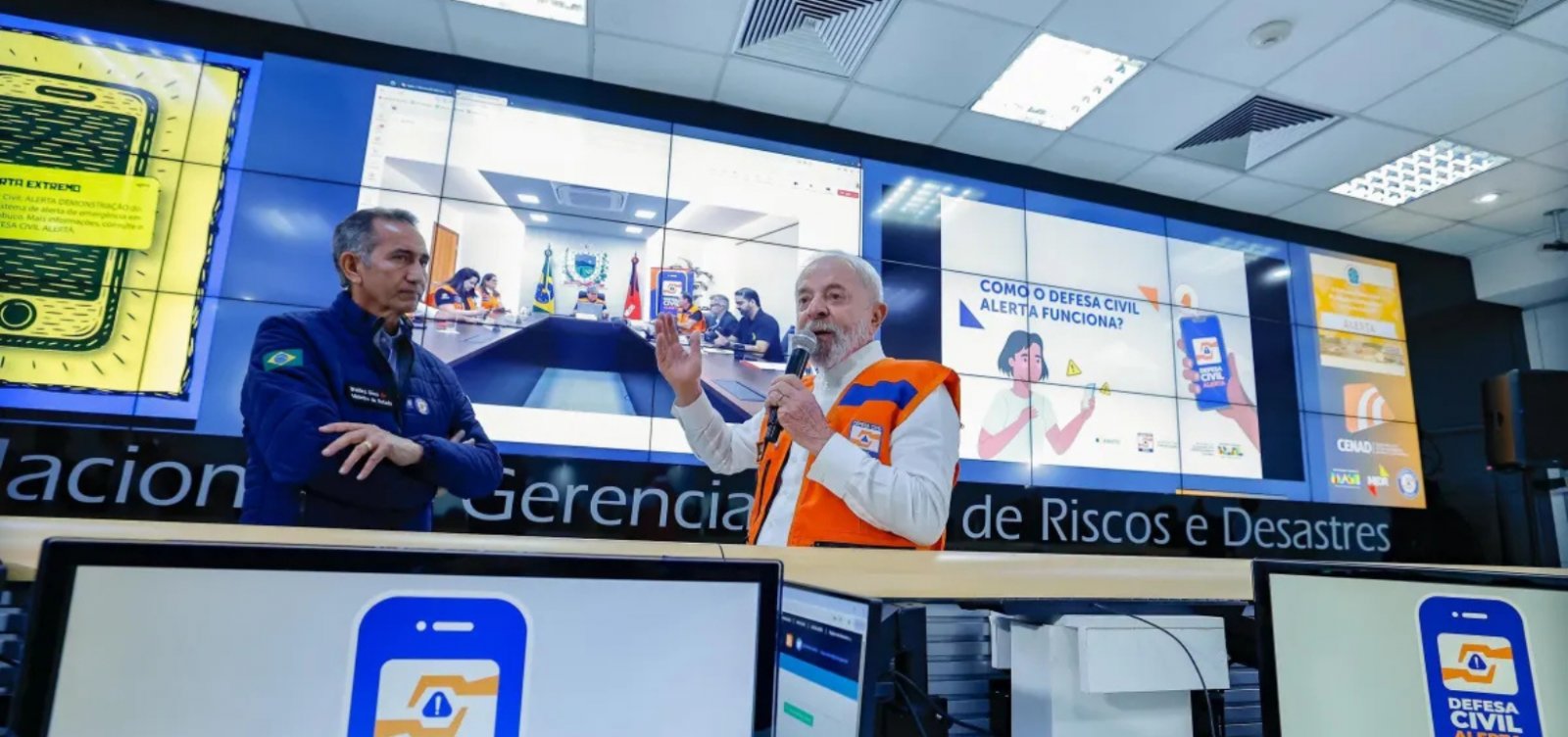 Lula lança sistema de alerta da Defesa Civil contra desastres no Nordeste