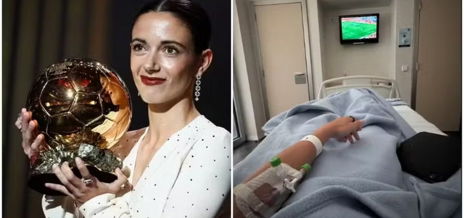 Vencedora da Bola de Ouro é internada com meningite