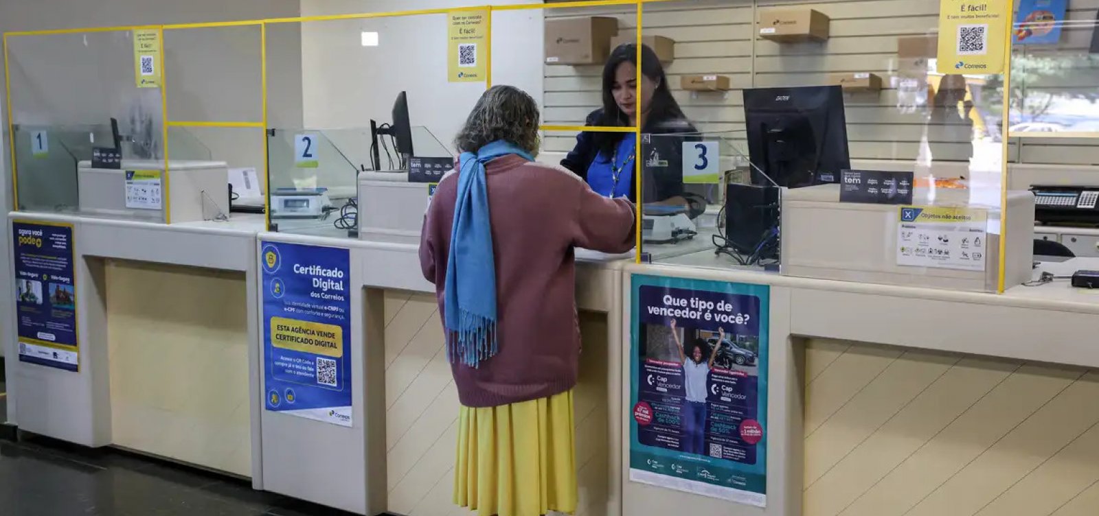 Correios atendem mais de 1 milhão de aposentados sobre débitos indevidos