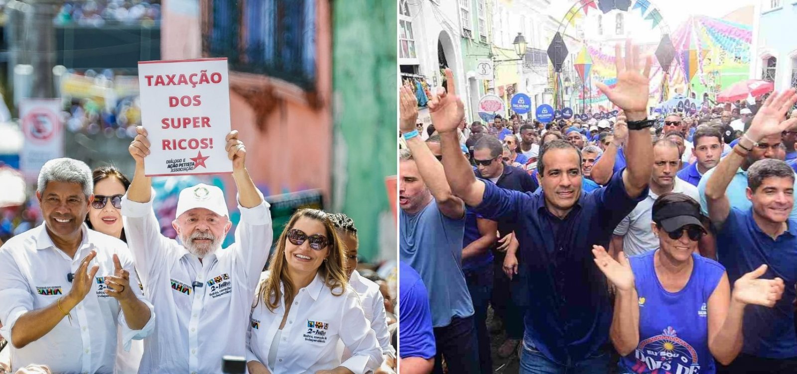 Cívico, mas político também: vaias, claques, provocações e palanques orquestrados marcam novamente Dois de Julho