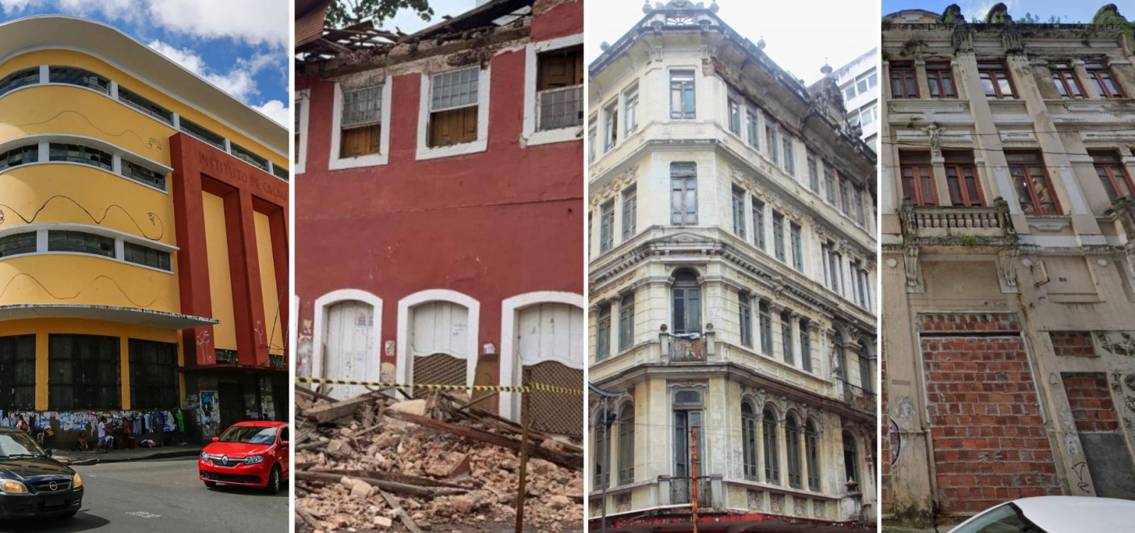 Jornal Metropole relembra prédios históricos com risco estrutural no bairro do Comércio