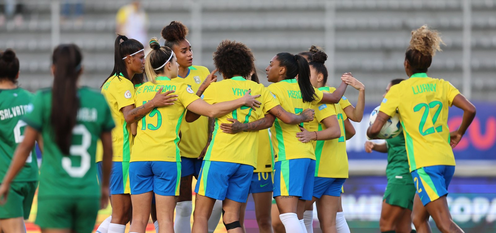 Seleção feminina goleia Bolívia na Copa América