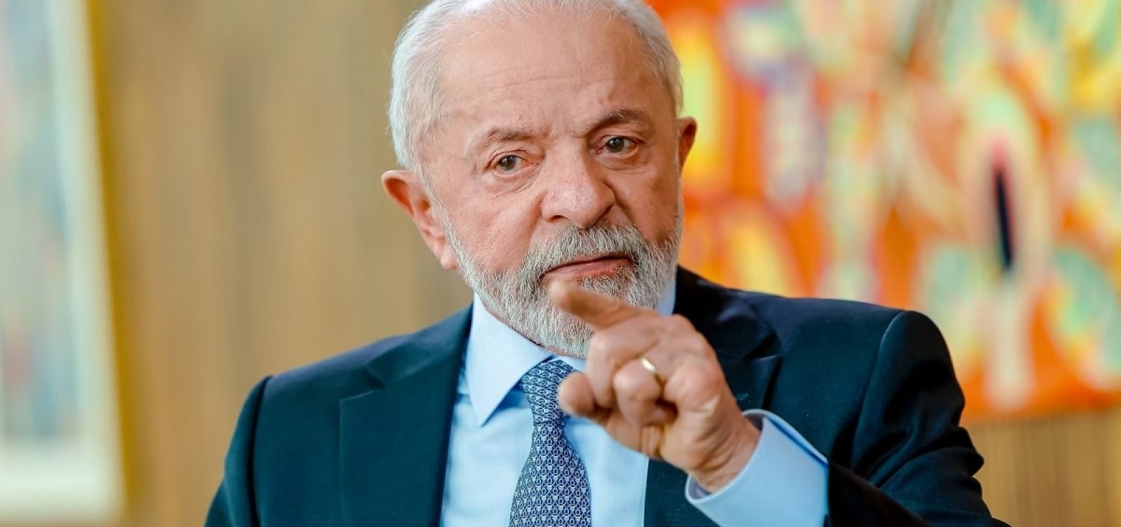 Lula grava pronunciamento em rede nacional sobre tarifaço de Trump
