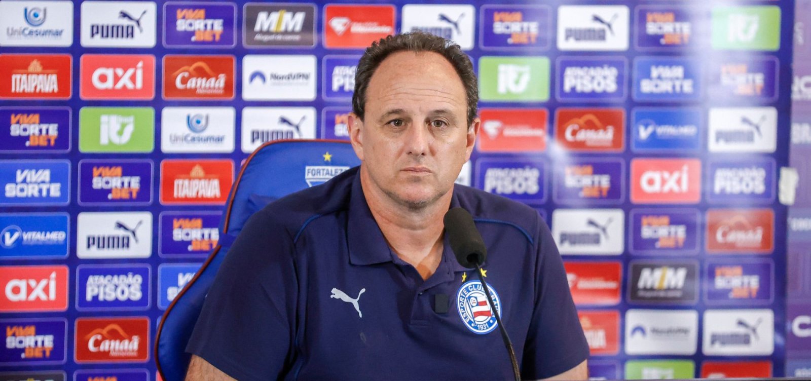 Ceni aponta "dificuldade para fazer gols" do Bahia após empate com o Fortaleza