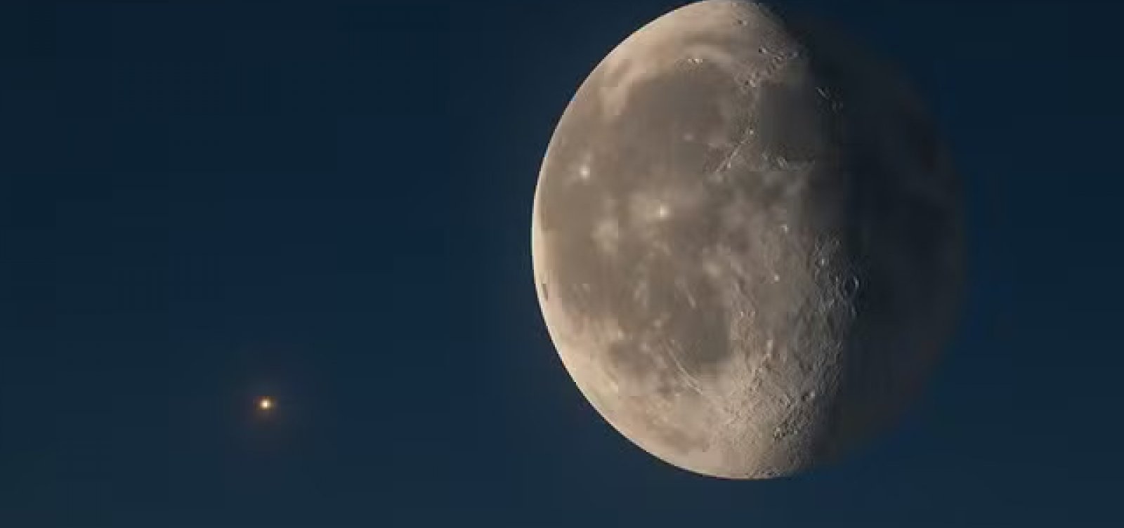 Marte poderá ser visto ao lado da lua nesta segunda