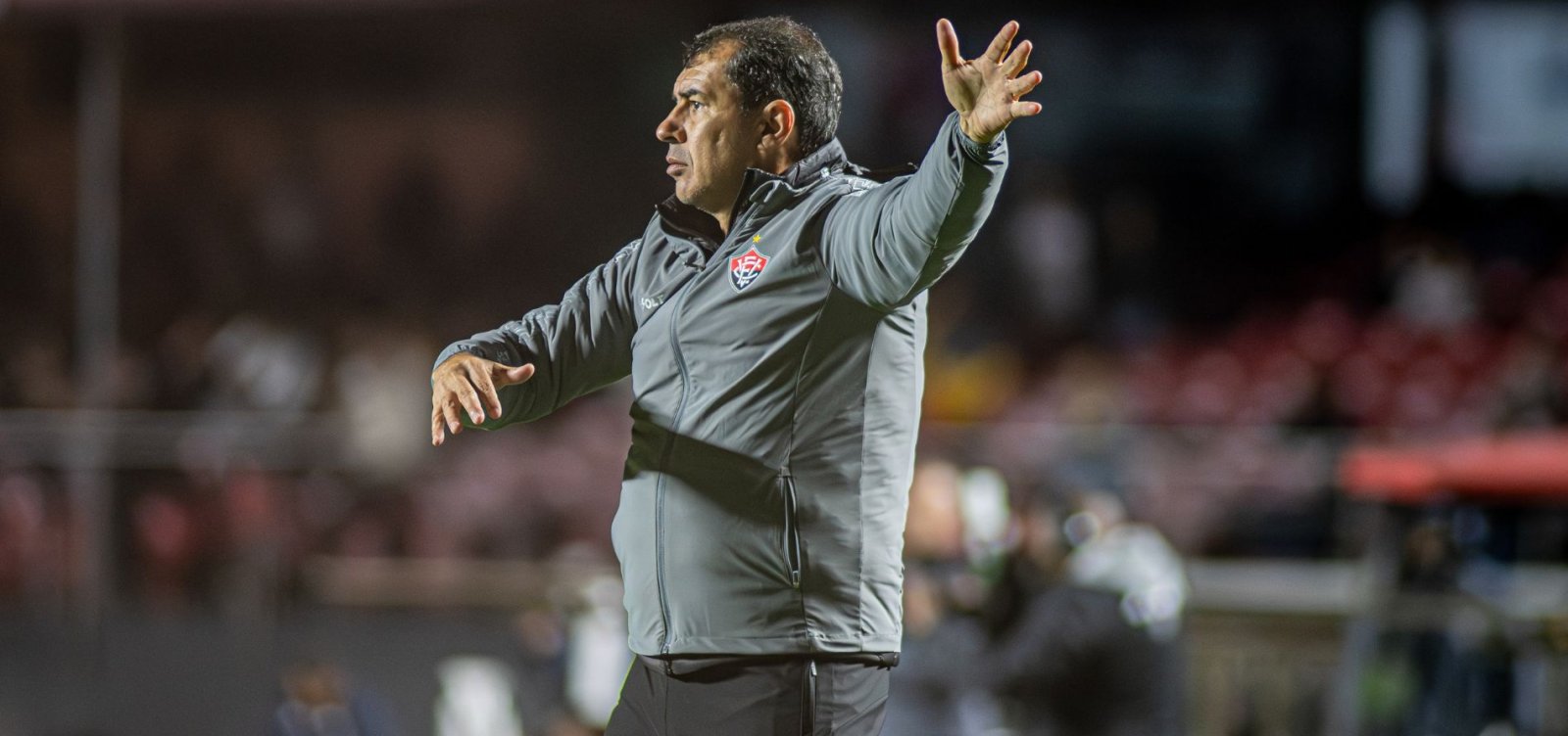 Carille confia em reação do Vitória no 2º turno: "Ninguém vai jogar a toalha"