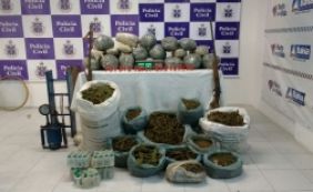 Mais de 70kg de maconha são apreendidos em América Dourada
