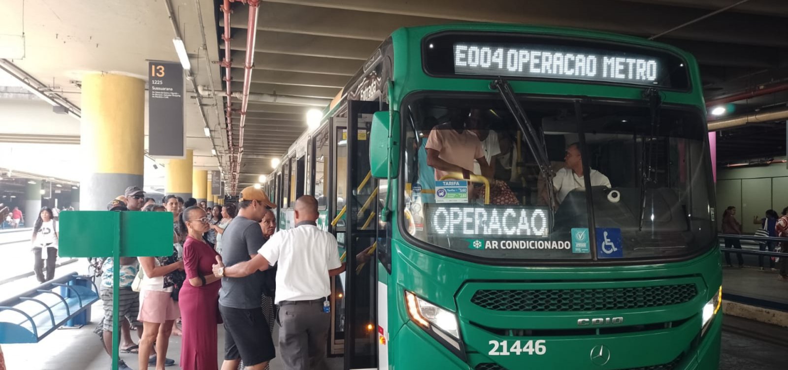 Nova linha especial de ônibus conecta estações Acesso Norte, Brotas e Lapa durante manutenção da linha 1 do metrô