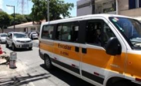 Transportadores escolares realizam carreata no próximo sábado