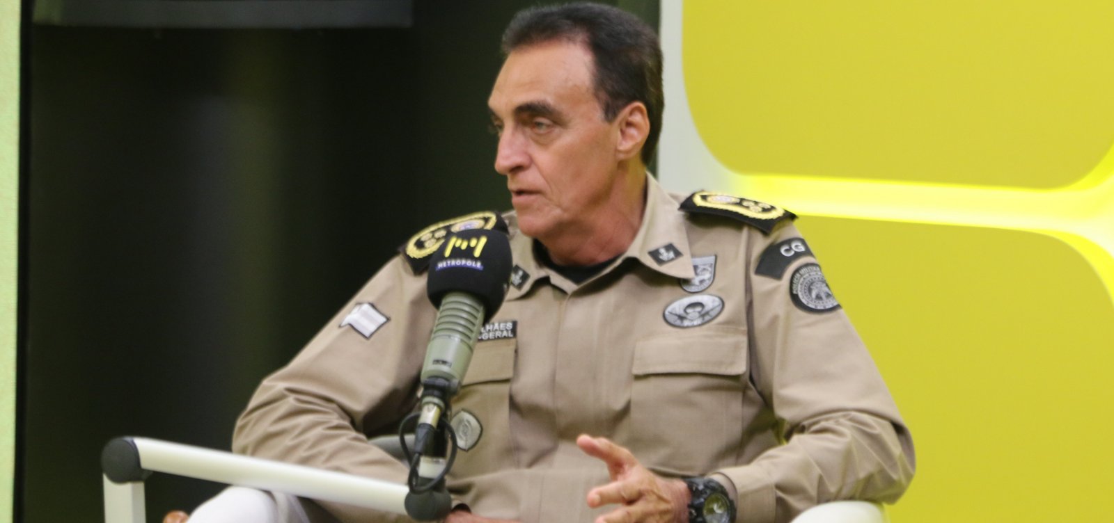 "A violência não é só a Bahia", afirma comandante-geral da Polícia Militar