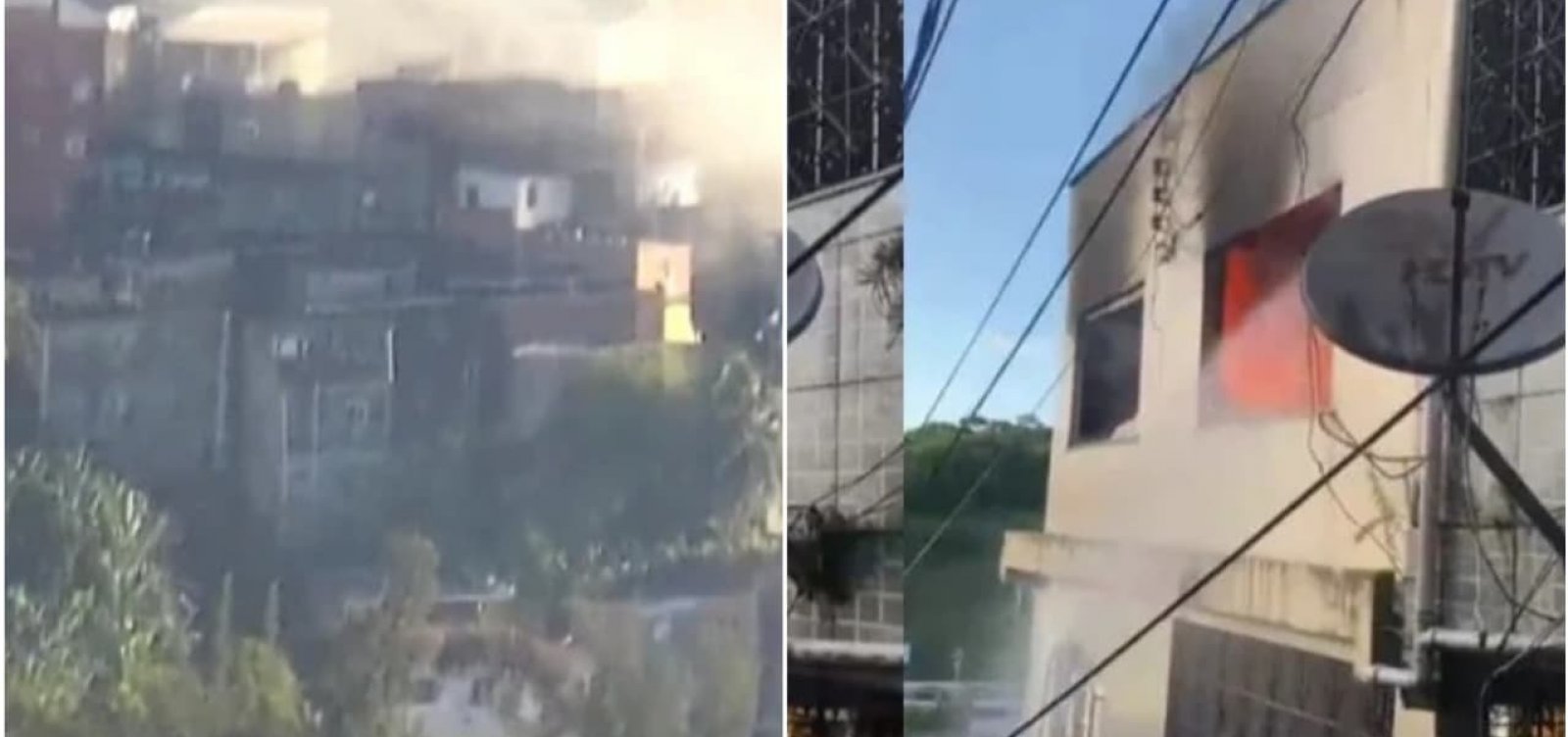 Família escapa ilesa após incêndio atingir imóvel em Salvador