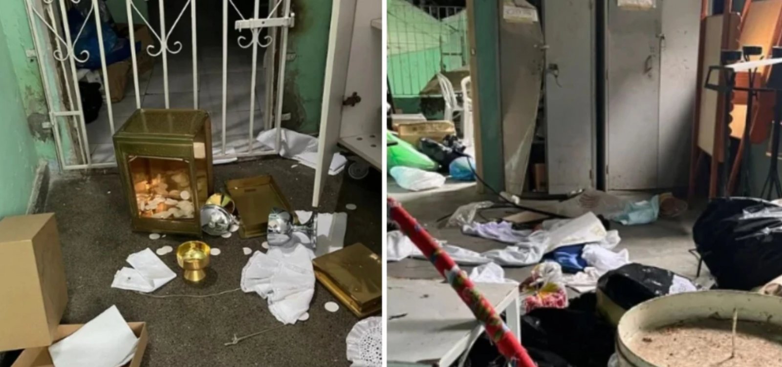 Paróquia de São Brás é arrombada e tem sacrário violado em Salvador