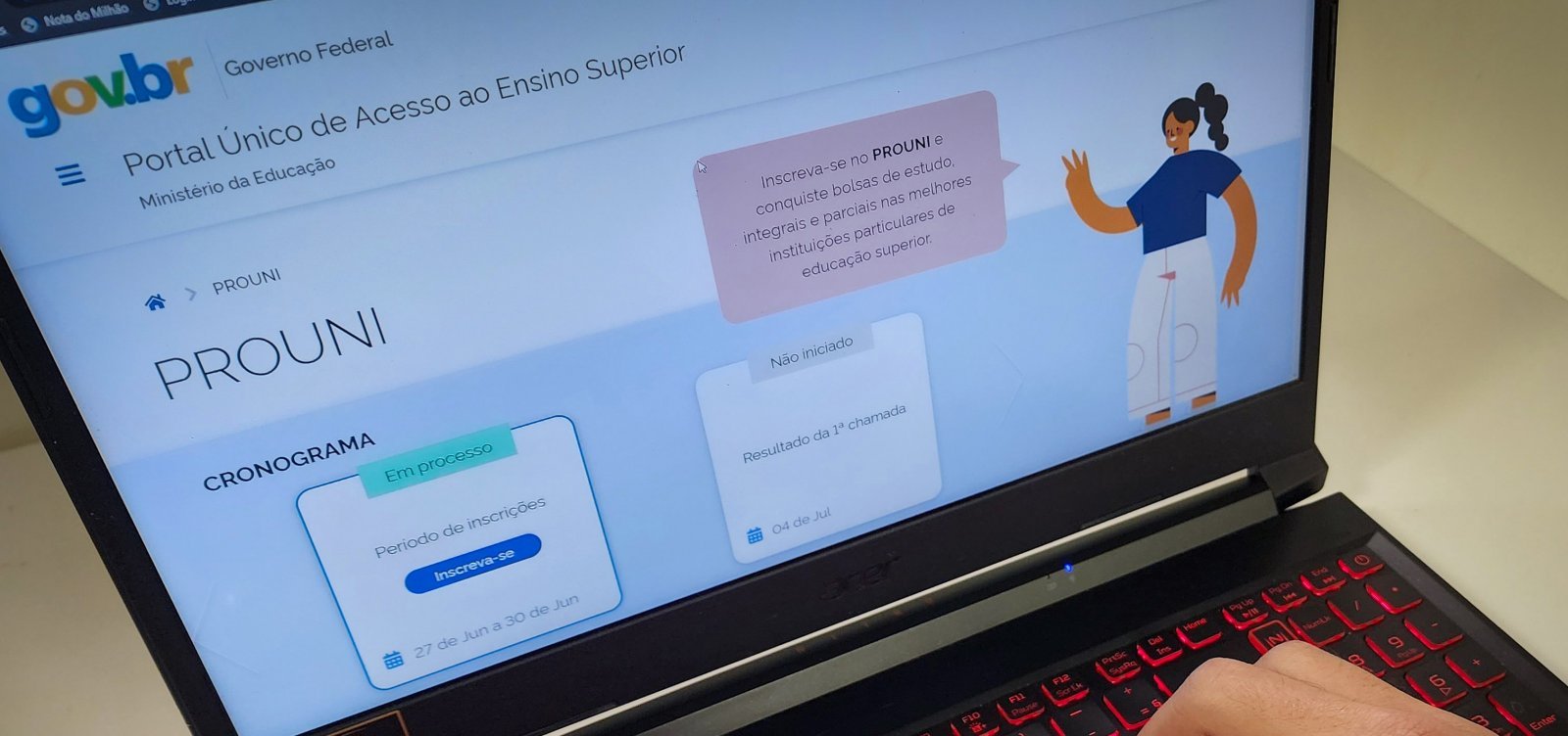 Prouni: pré-selecionados da lista de espera têm até sexta-feira para comprovar informações