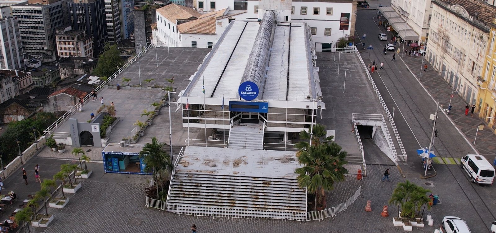 Prefeitura de Salvador estuda conceder Praça Thomé de Souza à iniciativa privada