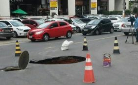 Você repórter: leitor registra cratera em rua no Cidade Jardim