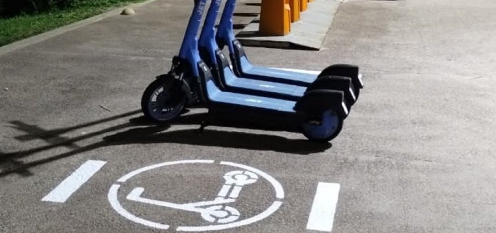 Salvador inicia demarcação física dos pontos de patinetes elétricos