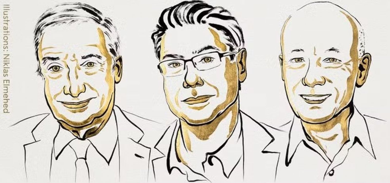 Joel Mokyr, Philippe Aghion e Peter Howitt recebem o Nobel de Economia 2025 