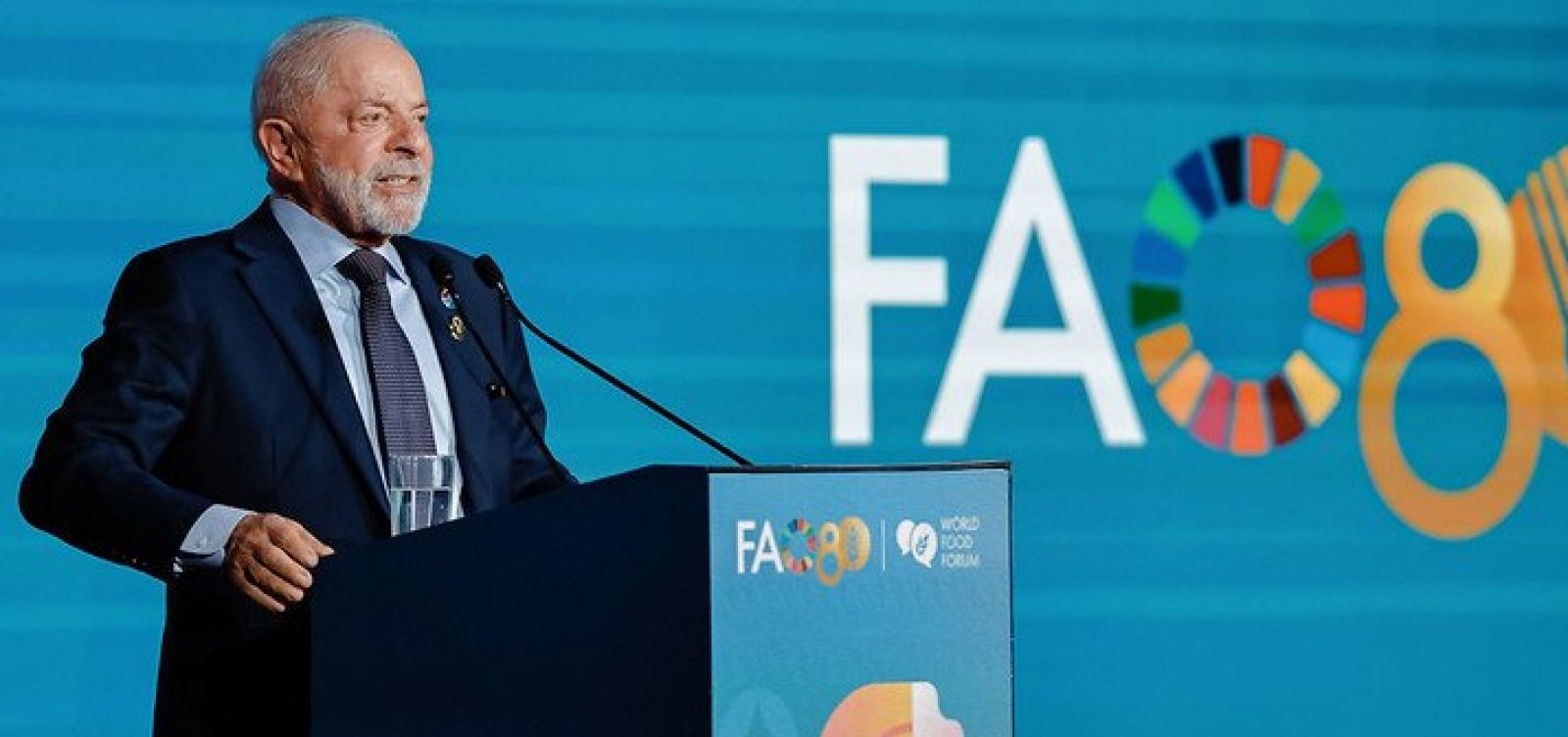 Lula defende inclusão dos pobres no orçamento em discurso na FAO
