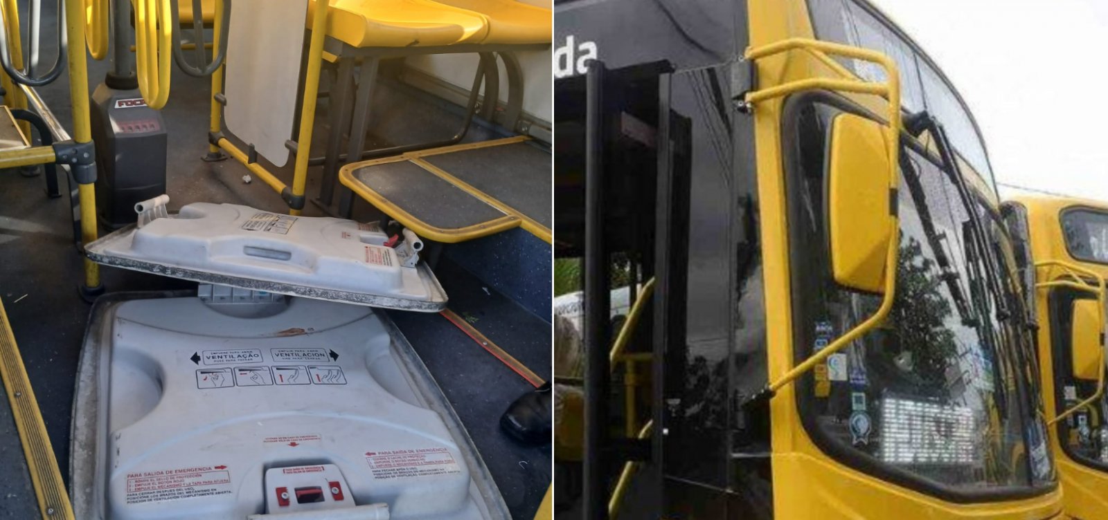 Semob anuncia investigação após vandalismo de torcida organizada em ônibus de Salvador