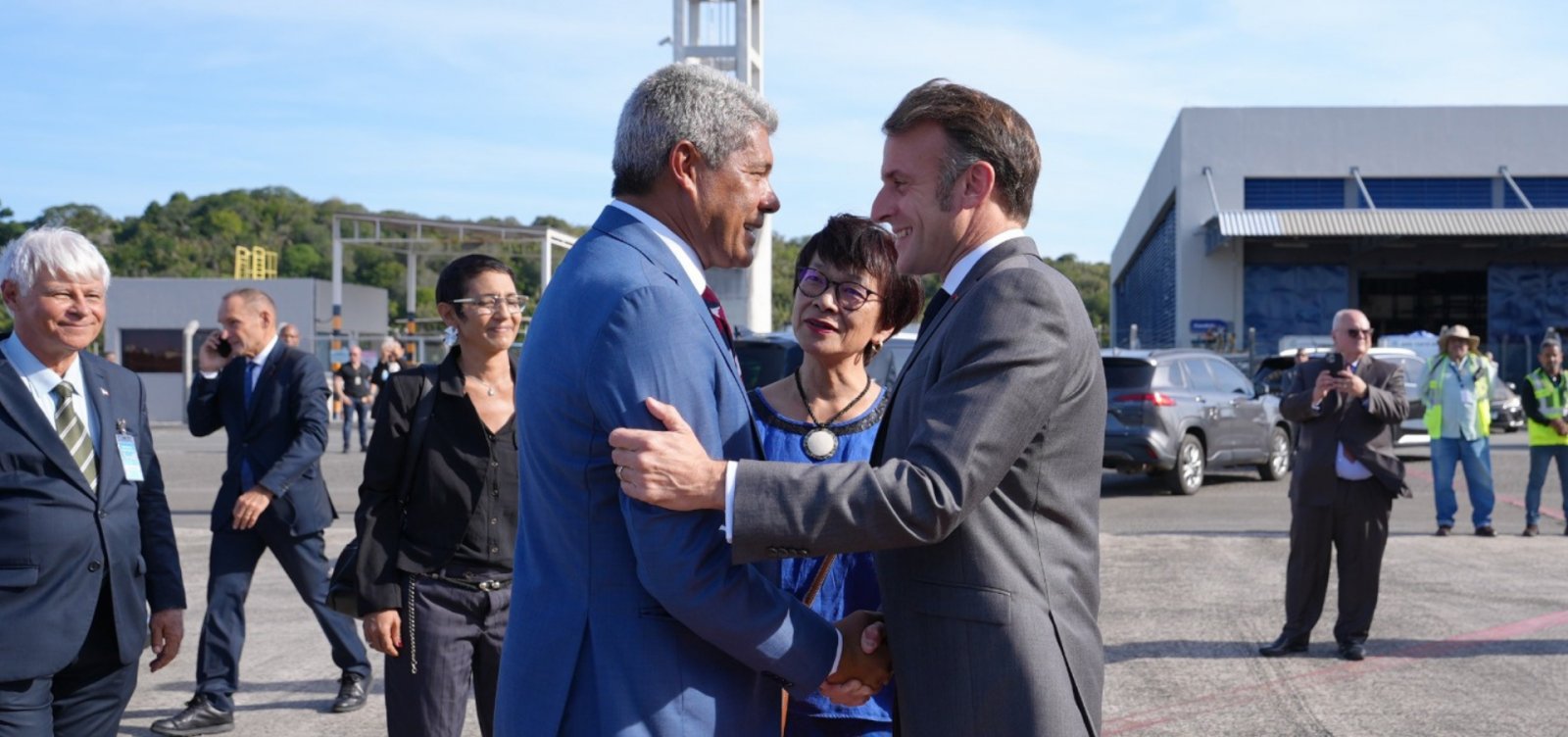 Jerônimo Rodrigues recebe Emmanuel Macron em Salvador para agenda cultural e diplomática