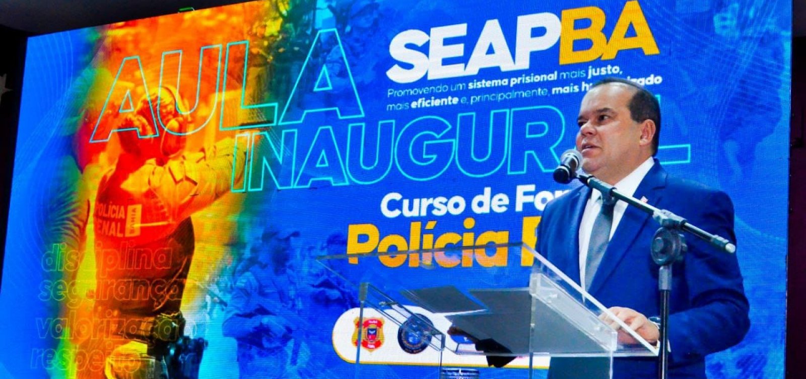 Geraldo Júnior abre curso de formação de policiais penais e anuncia ampliação de vagas na Bahia