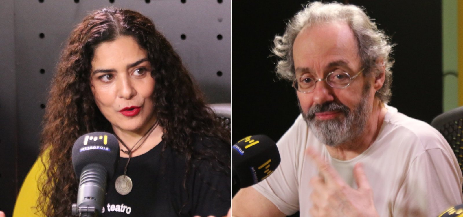 Leticia Sabatella e Daniel Dantas destacam força da palavra no espetáculo Ilíada: "Politicamente é uma arma"