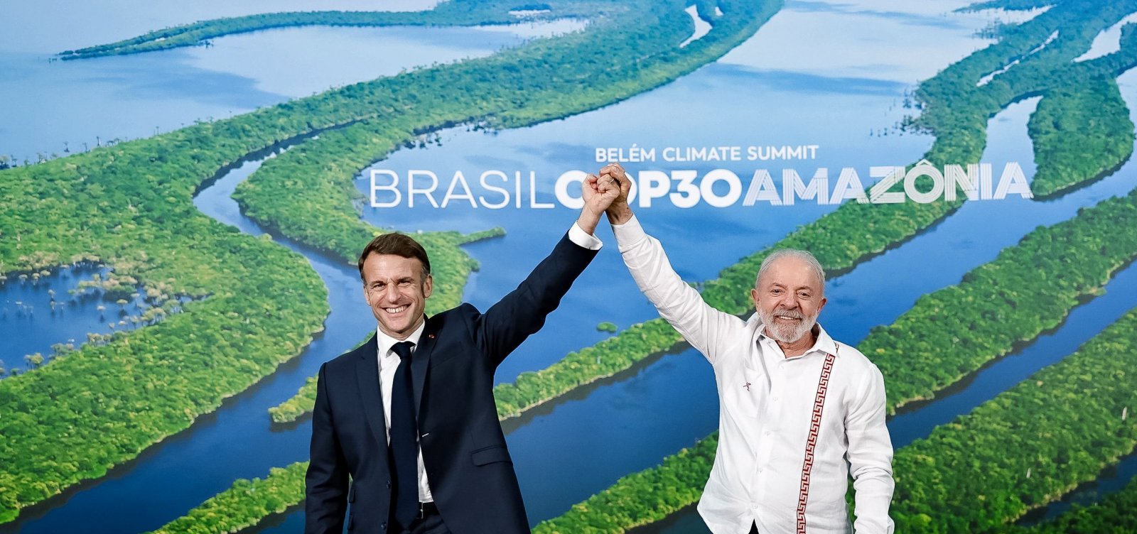 Macron pede a Lula que compense perdas das empresas por cortes de energia renovável