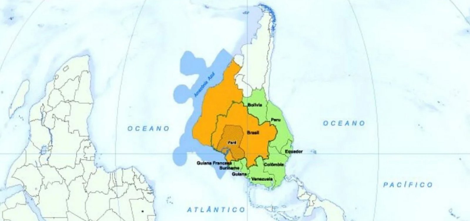Em meio a COP30, IBGE lança mapa-múndi com Pará no centro