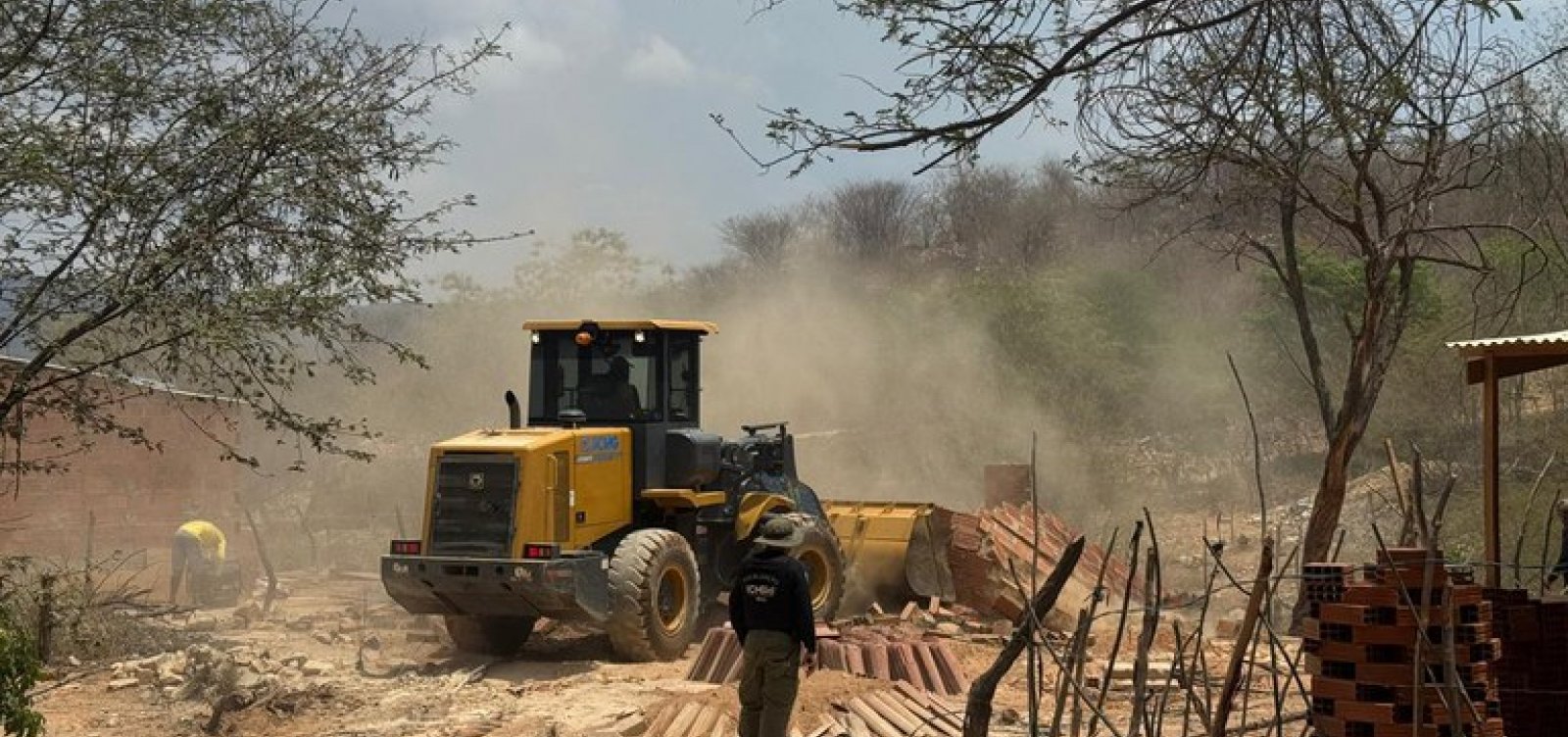 PF desmonta garimpo ilegal na Serra da Quixaba, no norte da Bahia