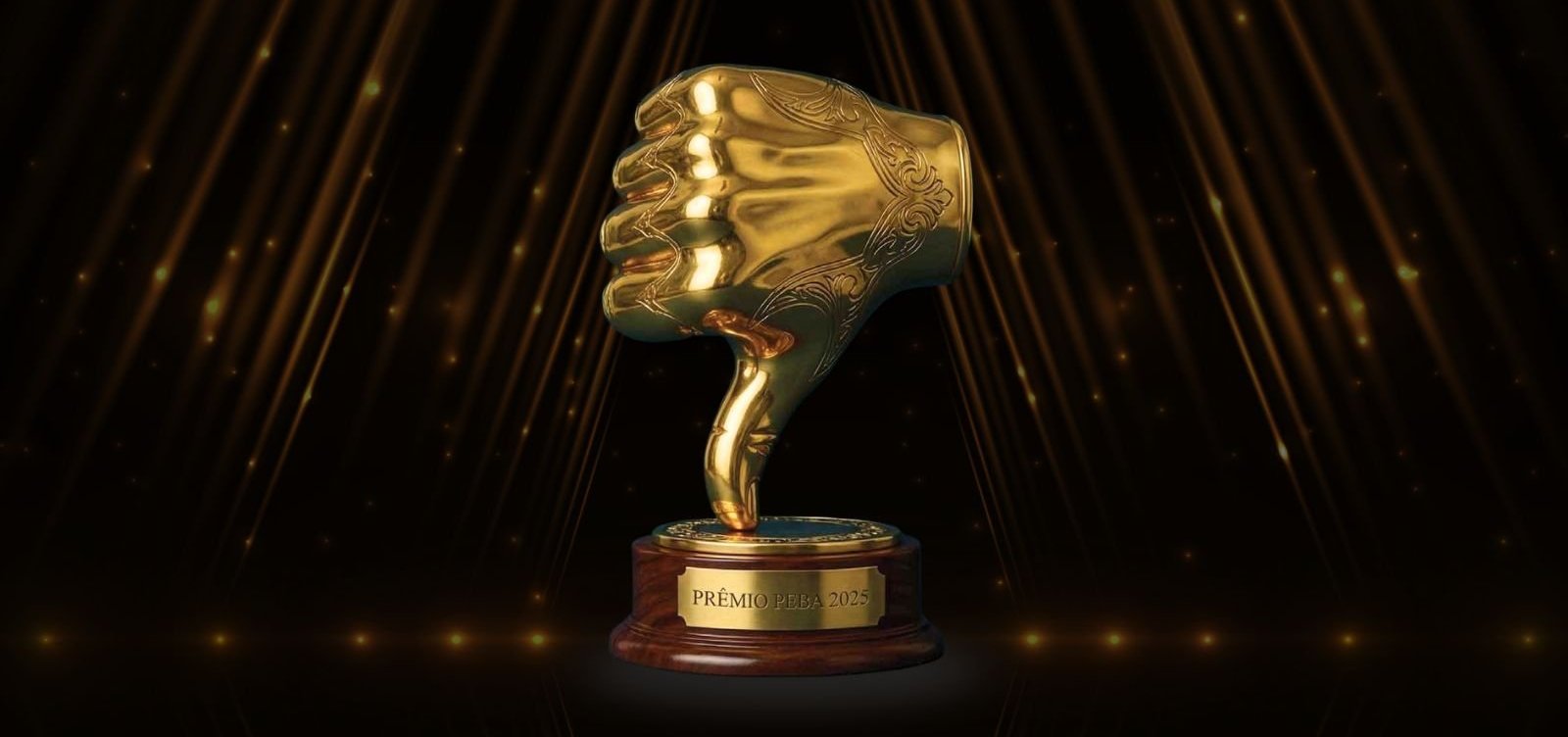 JM recria slogan para concorrentes do Prêmio PEBA 2025; confira e vote