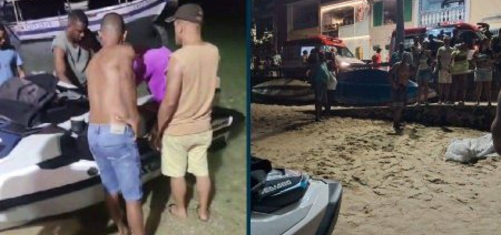 Acidente entre Jet Ski e barco deixa um morto e uma ferida em Salvador