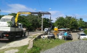 Oito veículos são apreendidos em Itapuã durante Operação Sucata