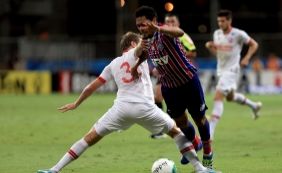 Hernane critica time por só fazer gol no Baianão: "Na Série B é difícil"
