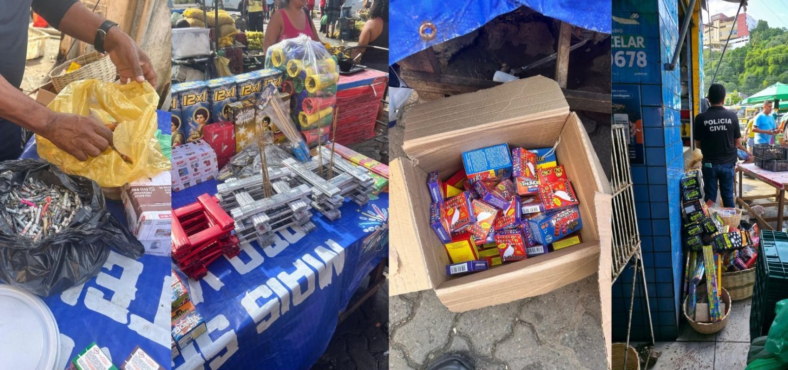 Operação fiscaliza venda de fogos no interior da Bahia