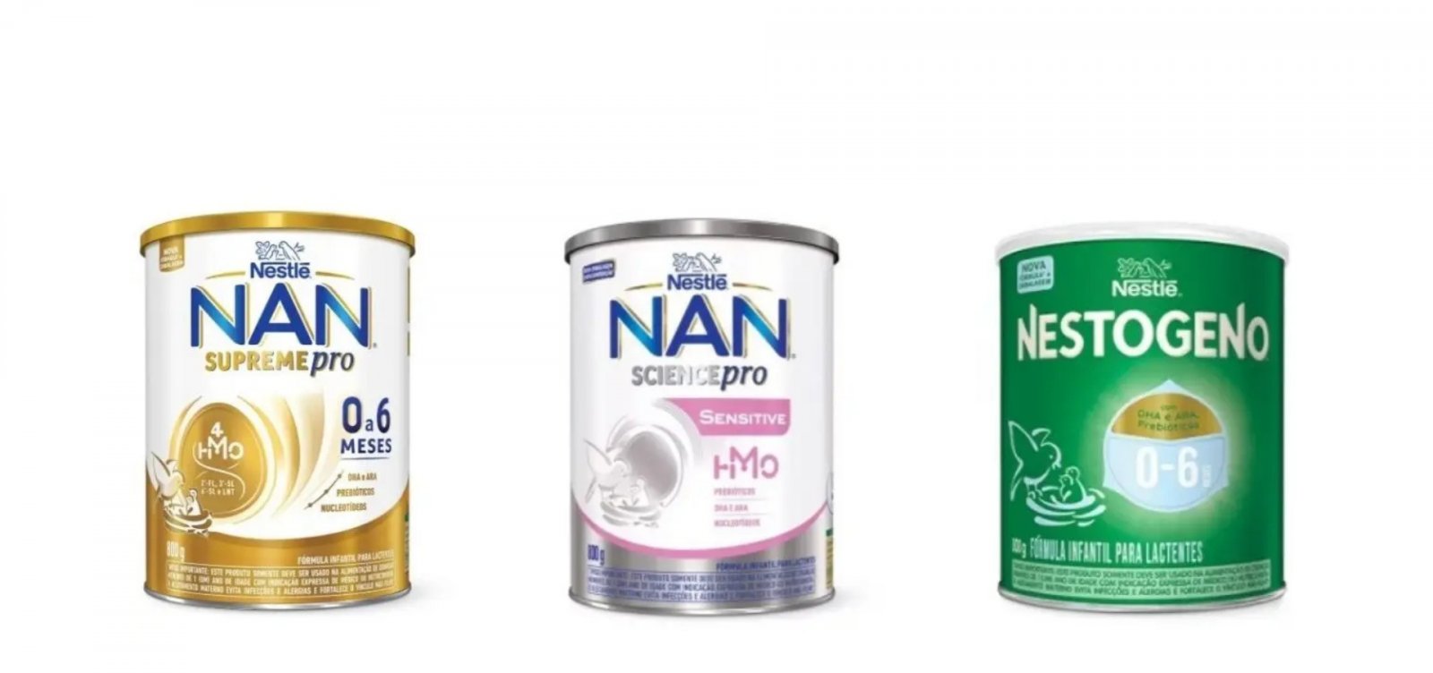 Anvisa proíbe venda de lotes de fórmulas infantis da Nestlé