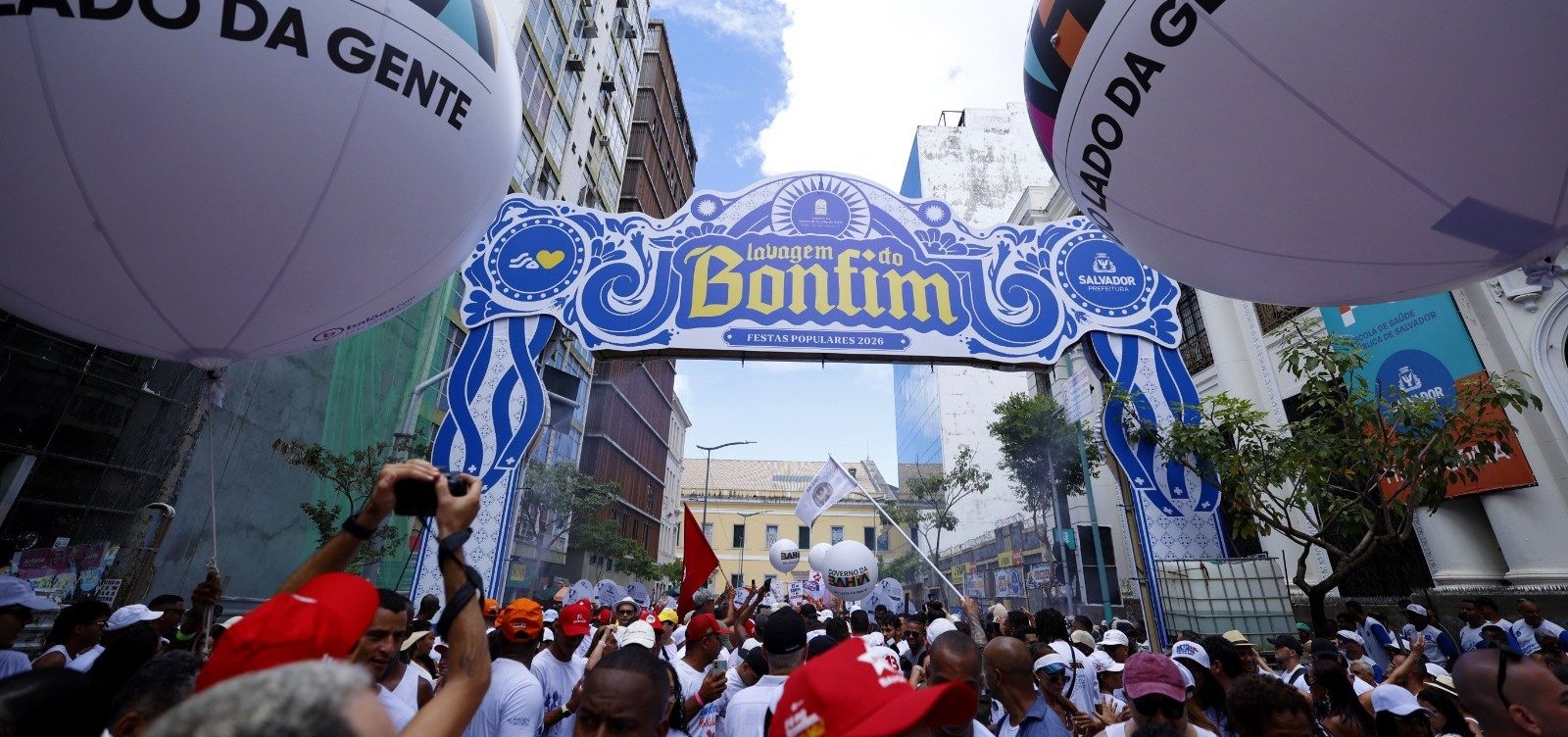 Lavagem do Bonfim 2026 mobiliza mais de 2,1 mil agentes e esquema reforçado de segurança em Salvador
