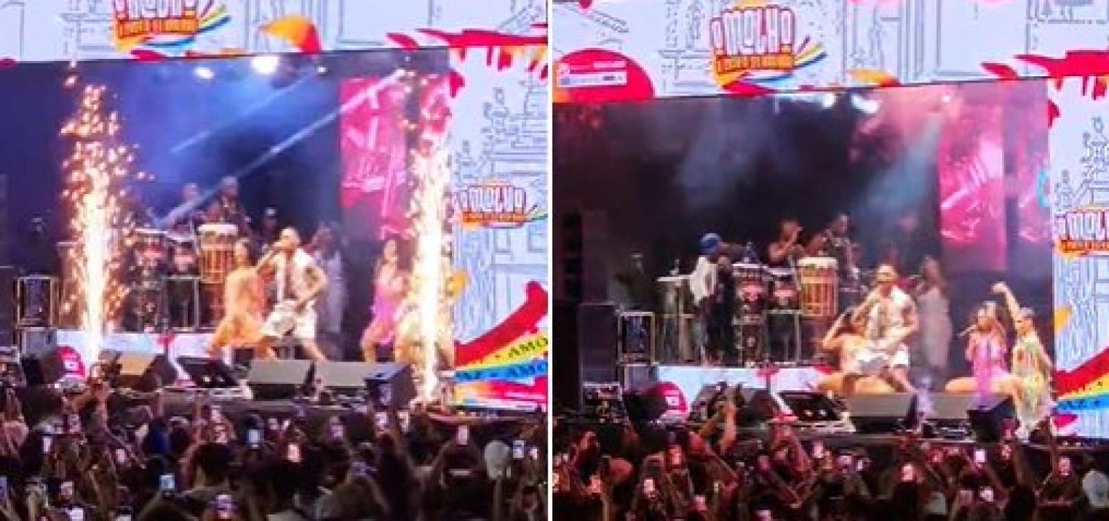 “O baiano tem o molho”: O Kanalha abre show no Pelourinho com voz de MK