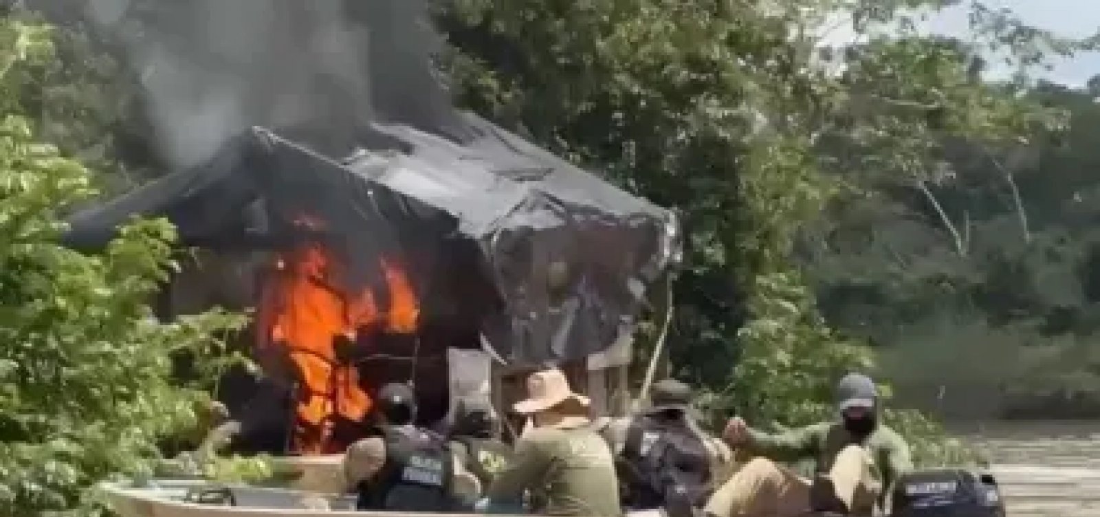 PF realiza operação contra garimpo ilegal em terra indígena no Pará