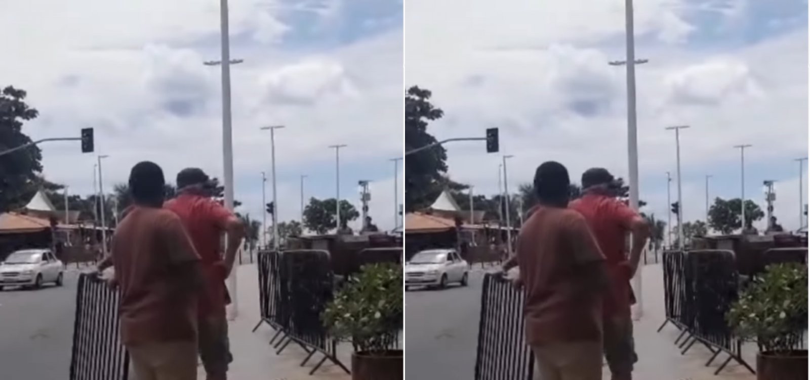 Pedestre retira grades de bar em área pública e gera confusão no Rio Vermelho