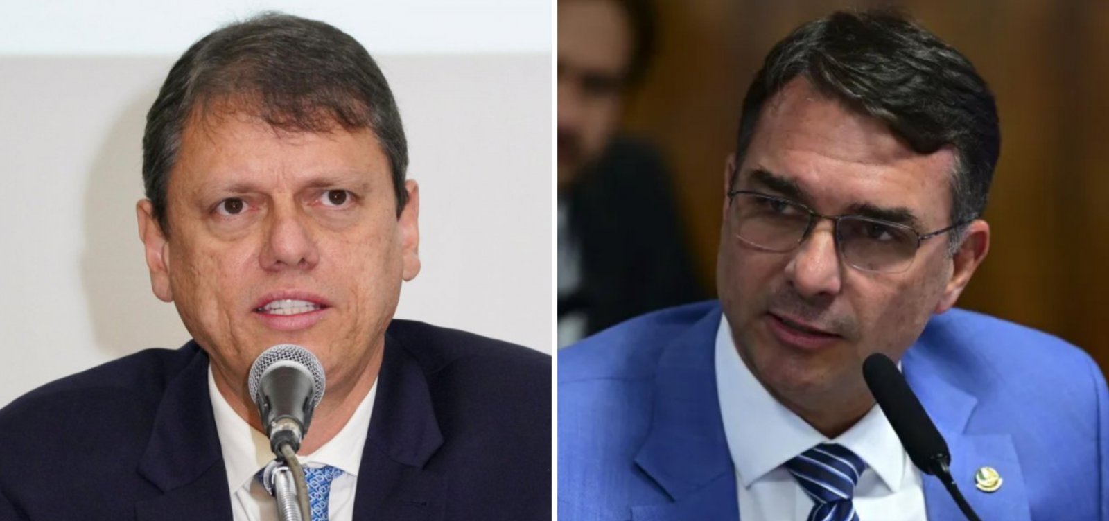 Tarcísio de Freitas declara apoio a Flávio Bolsonaro e descarta candidatura à presidencia