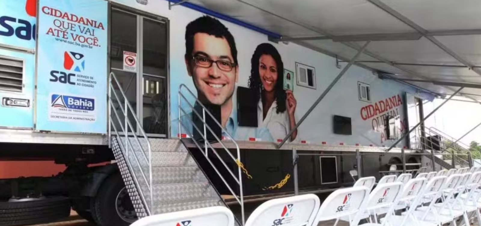 SAC Móvel realiza atendimentos para emissão do novo RG e outros documentos em cidades da Bahia