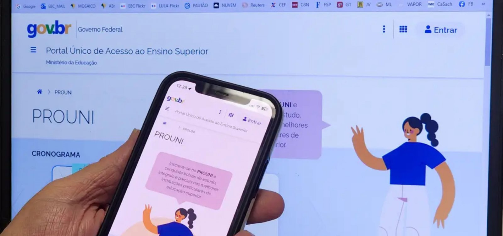 Inscrições do Prouni 2026 começam nesta segunda-feira